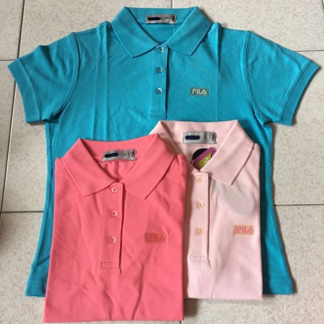 fila polo womens green