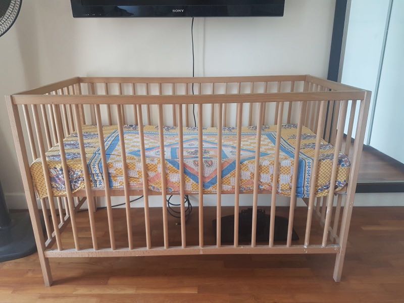 IKEA crib, Babies & Kids, Babies & Kids Fashion on Carousell