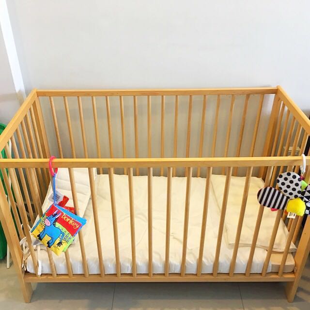Ikea gulliver crib birch outlet