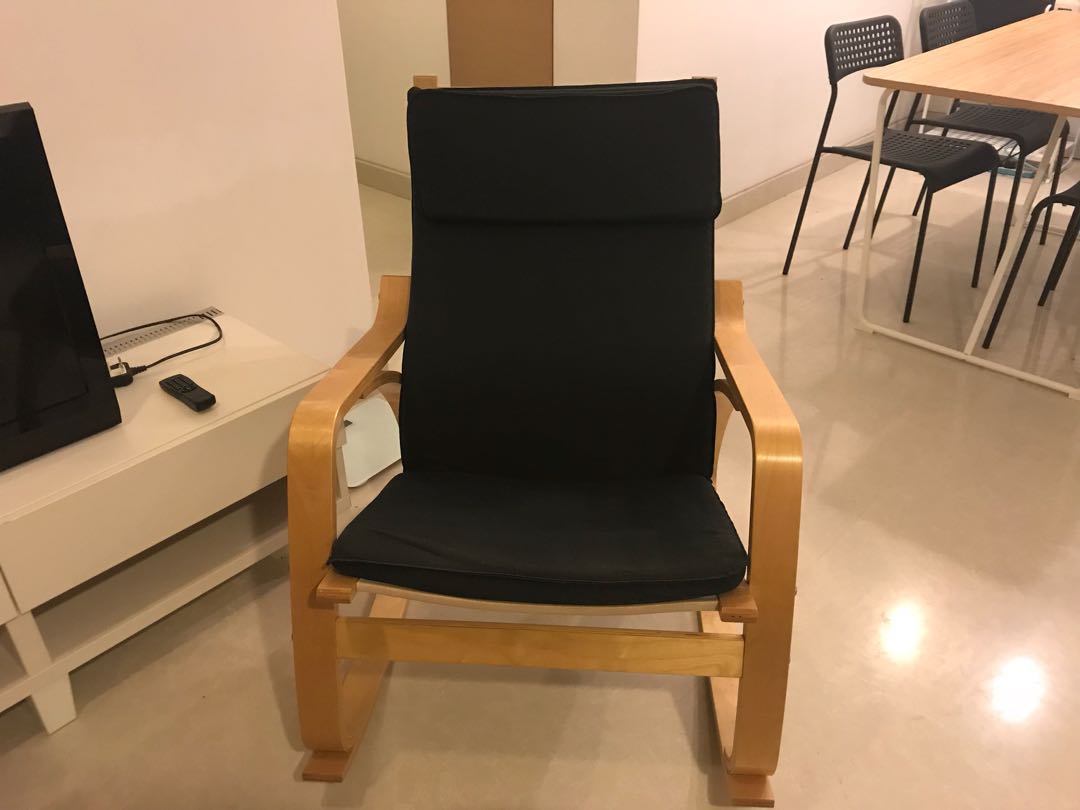 IKEA Rockingchair, Furniture & Home Living, Furniture, Chairs on Carousell