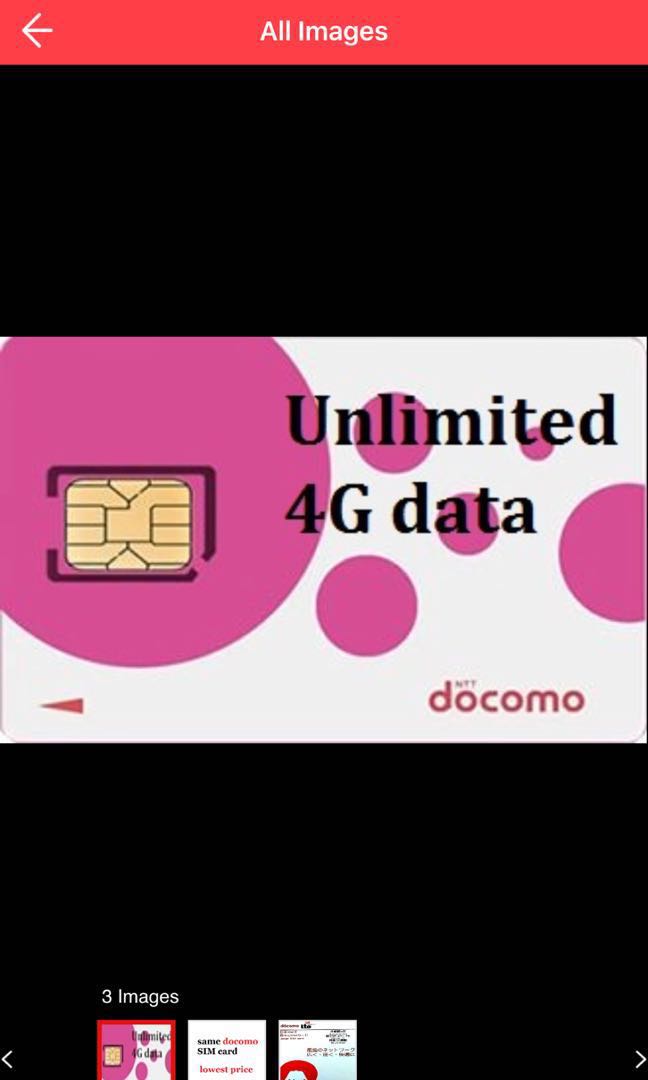Japan Sim Card, Everything Else on Carousell
