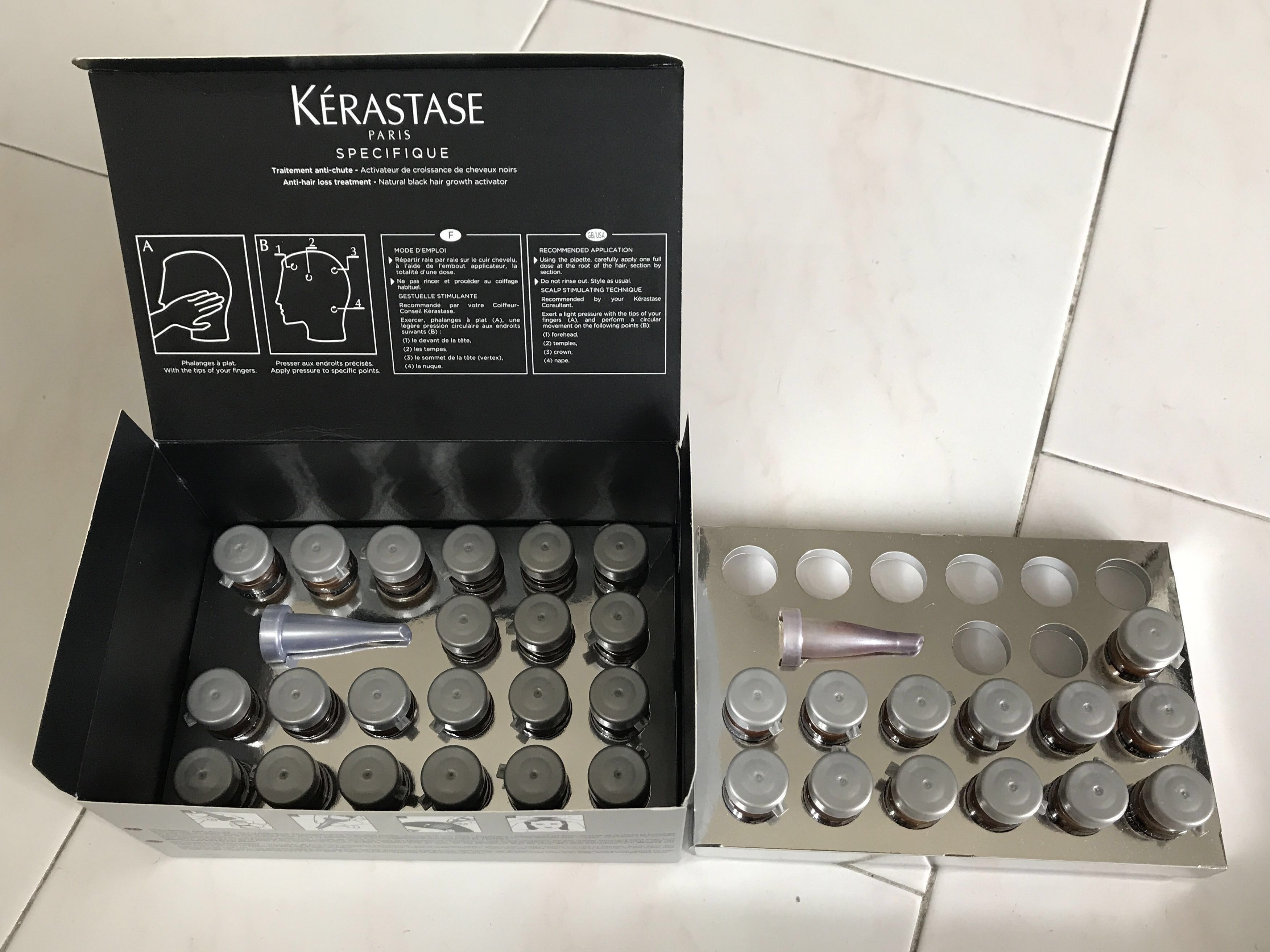 Kerastase Specifique Aminexil Black, 42x6ml box (left 34x6ml brand new