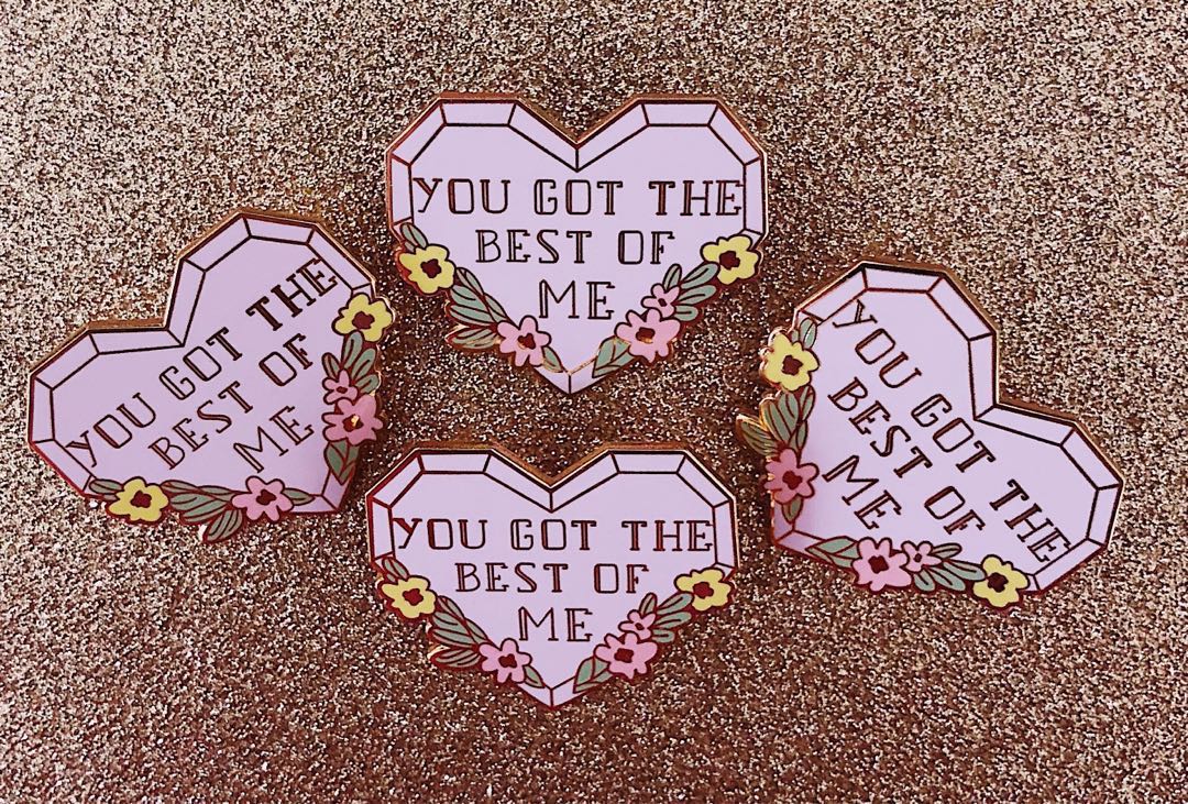 Launching Soon Bts You Got The Best Of Me Enamel Pin Entertainment K Wave On Carousell
