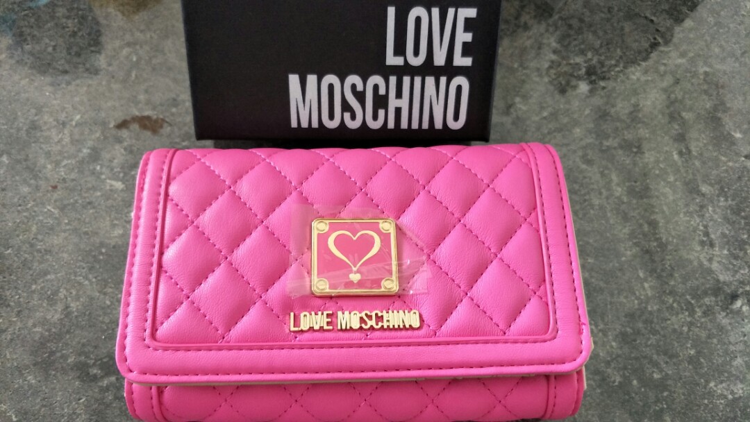 3x10x20 cm Women’s Clutch Love Moschino Portafogli Embossed Tpu Rosa B x H T Pink 