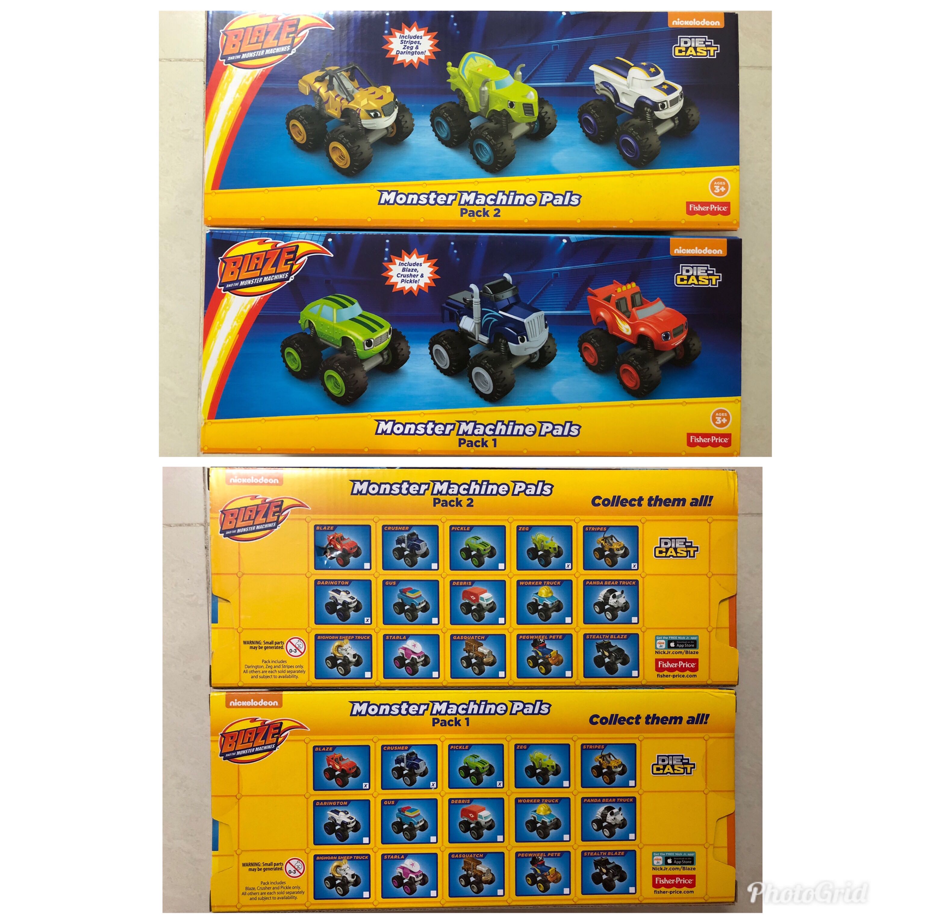 blaze and the monster machines diecast