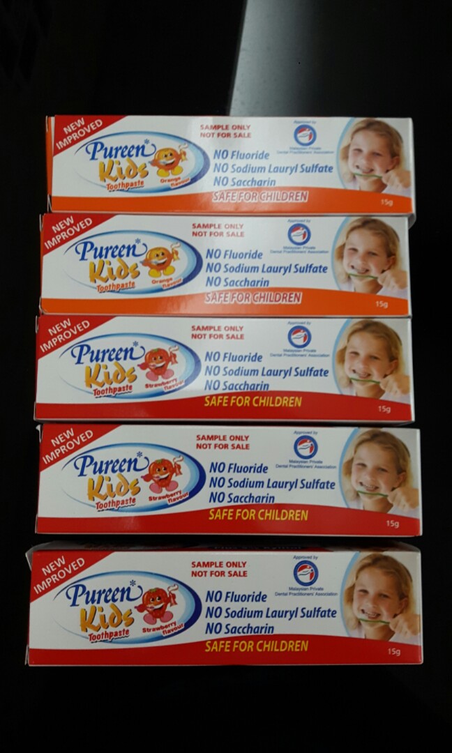 pureed kids toothpaste (15g x 5)