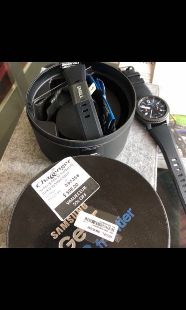 Gear s3 frontier hotsell dark gray