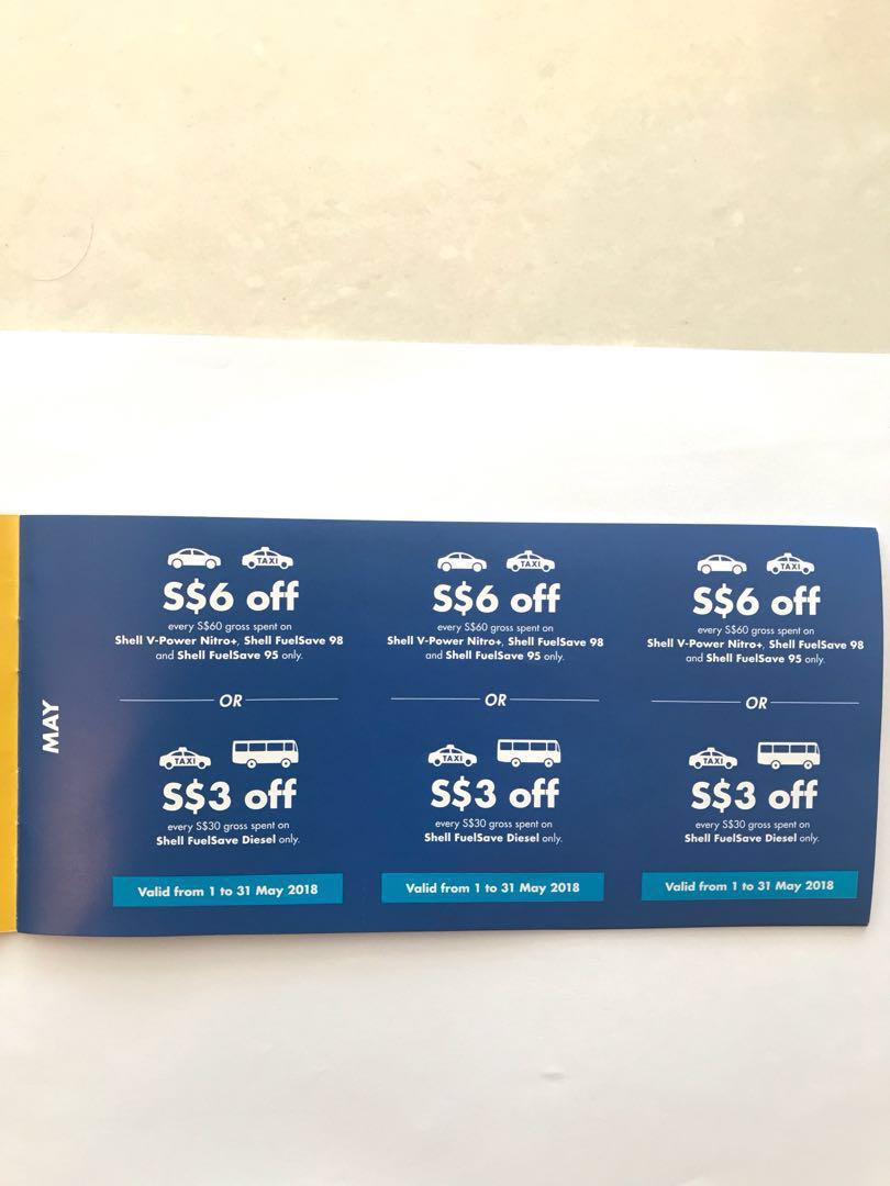 Shell coupon / voucher booklet (May 2018 Jan 2019), Entertainment