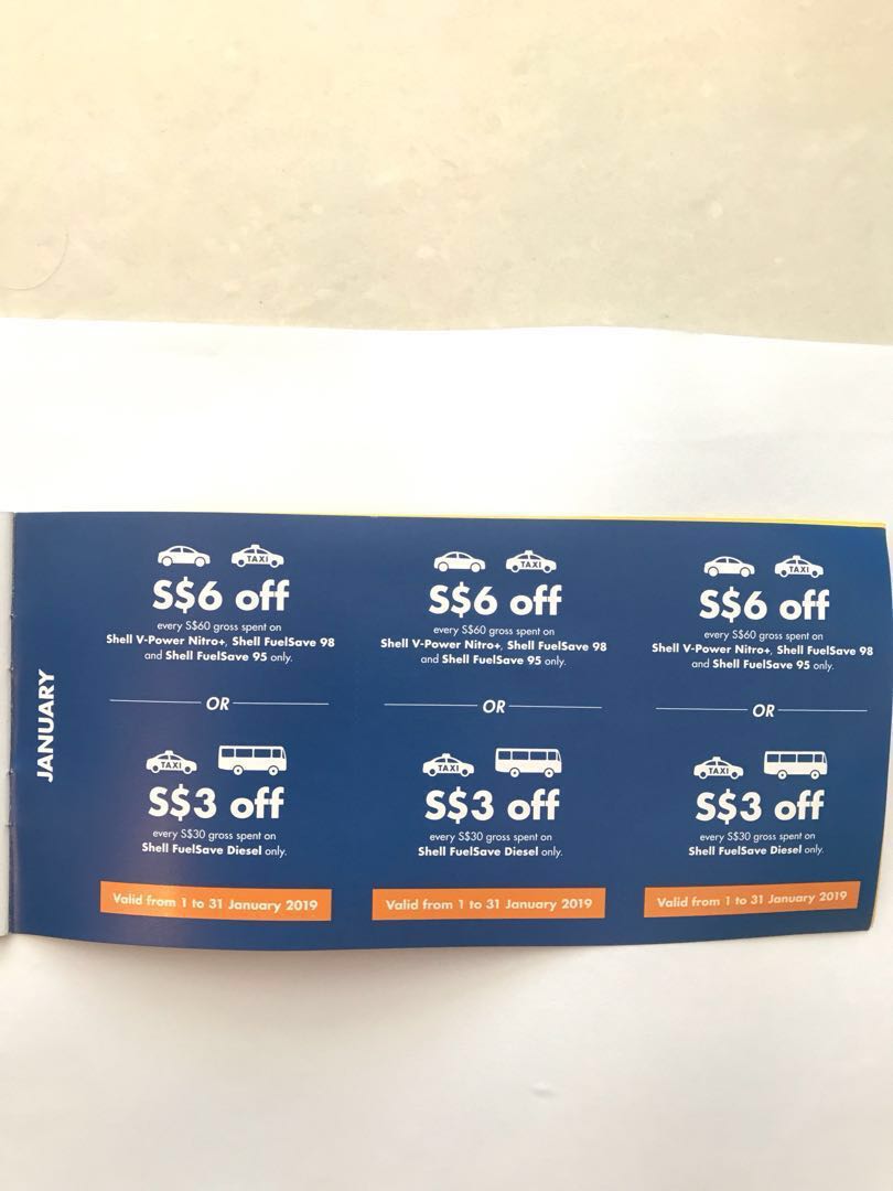 Shell coupon / voucher booklet (May 2018 Jan 2019), Entertainment