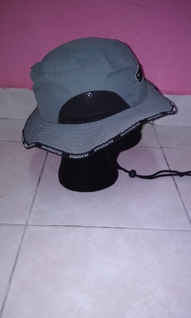 Shimano fishing bucket hat, Men's Fashion, Watches & Accessories