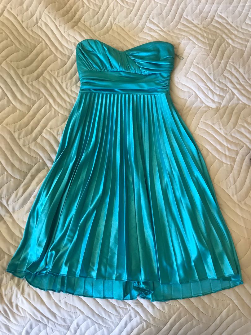 Silky blue dress from Le Chateau Women s Fashion Clothes on Carousell