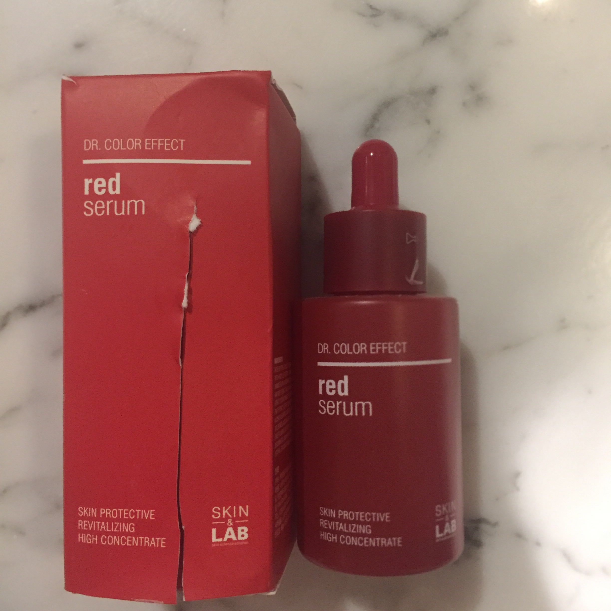 Skin Lab Red Serum Dr Color Effect Kesehatan Kecantikan Kulit Sabun Tubuh Di Carousell