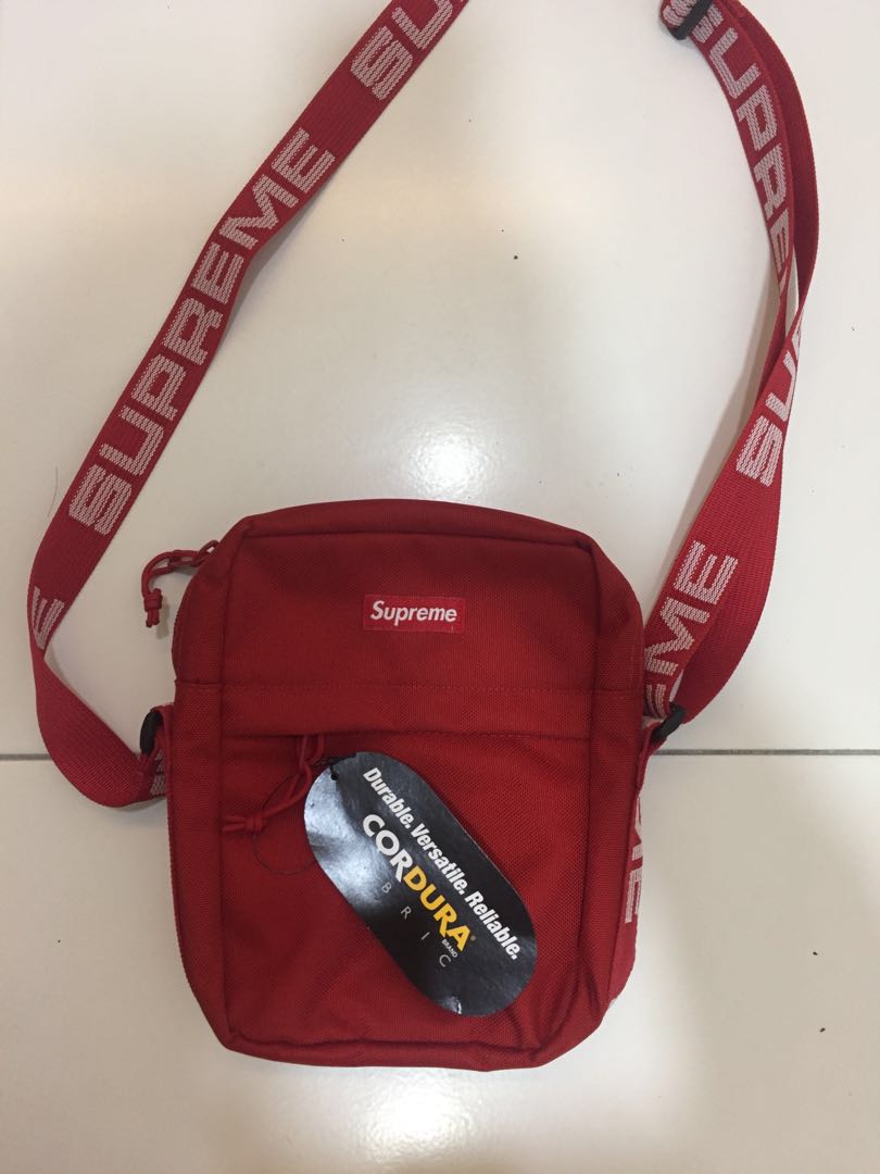 fake supreme shoulder bag ss18