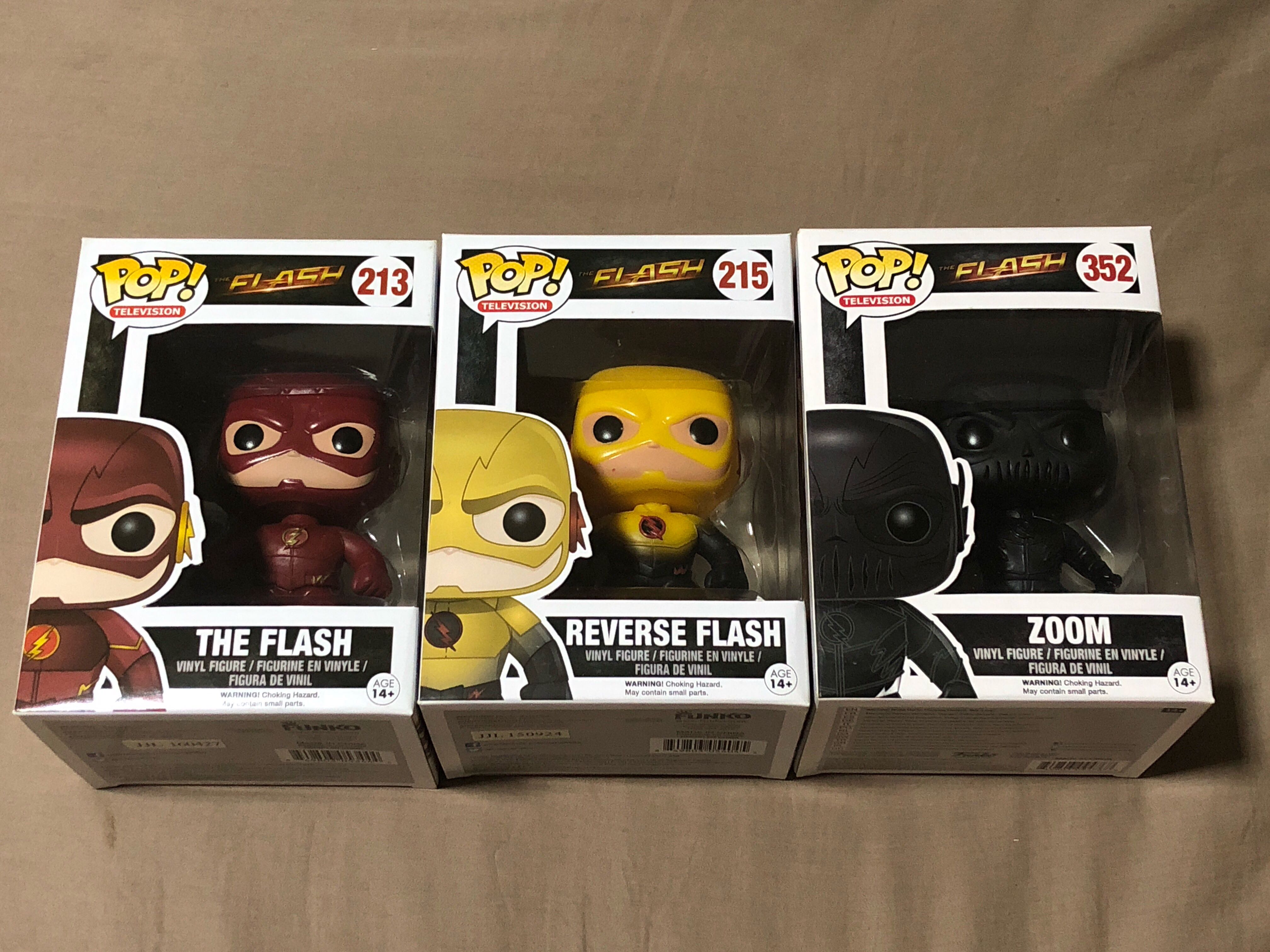 the flash funko pop set