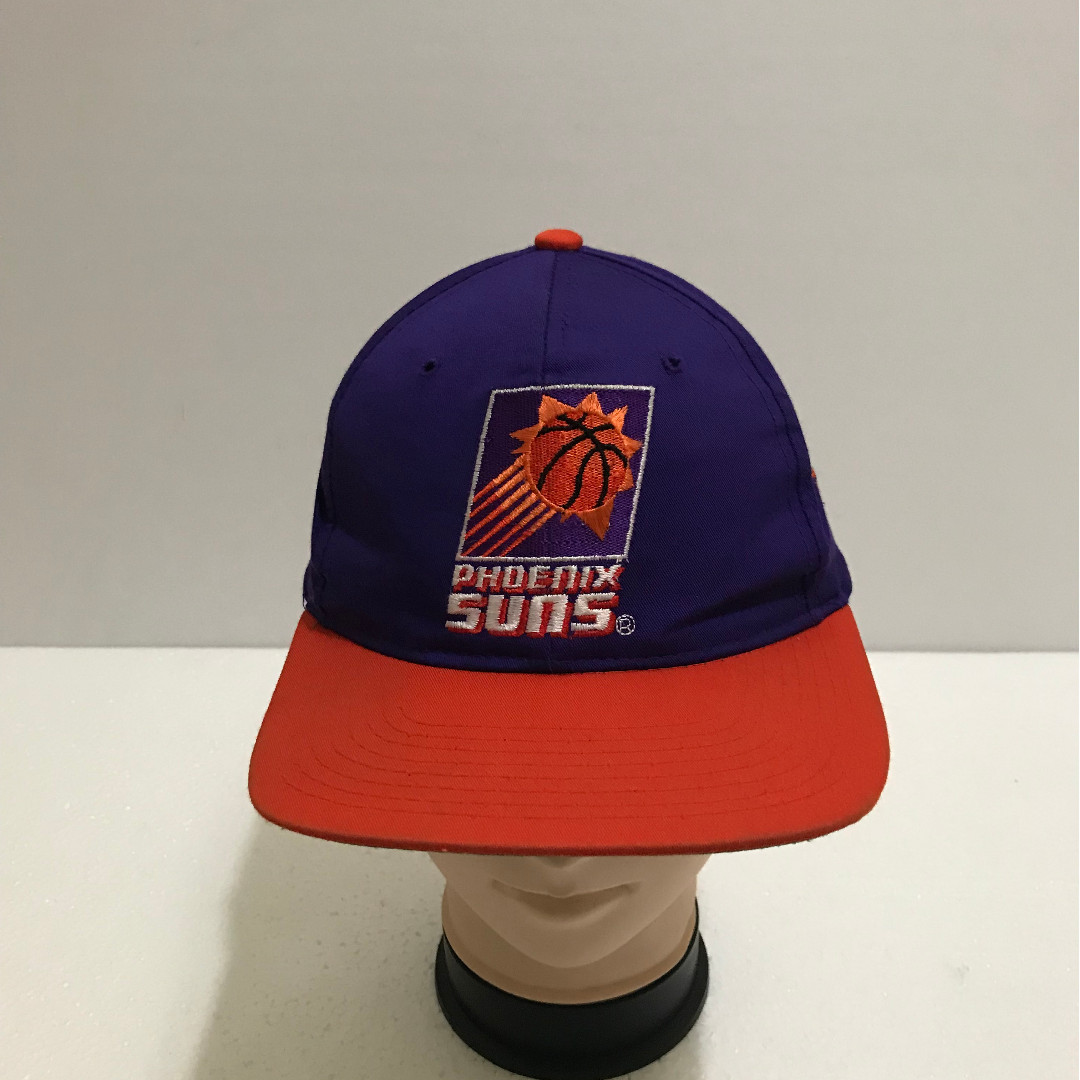 Vintage 90s PHOENIX SUNS Big Logo Spell Out Embroidered Baseball