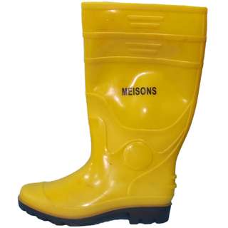 Meisons rubber boots rain boots no steel toe YELLOW COLOR