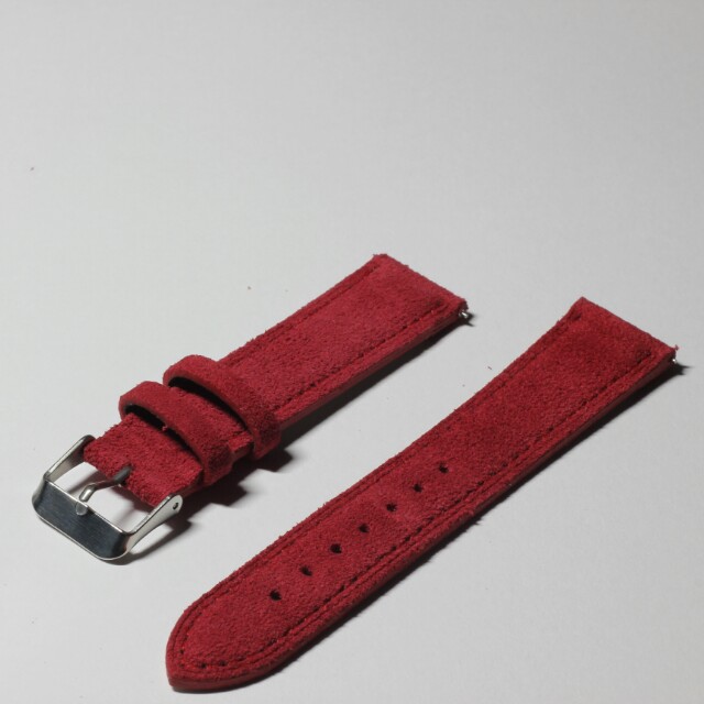 Red suede watch discount strap