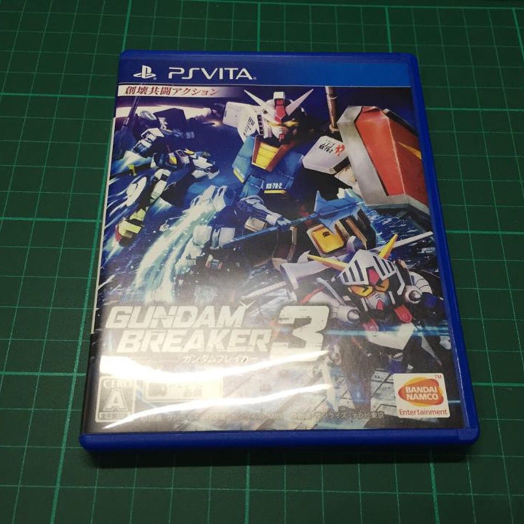 中古psv Ps Vita Gundam Breaker 3 高達破壞者3 高達 遊戲機 遊戲機