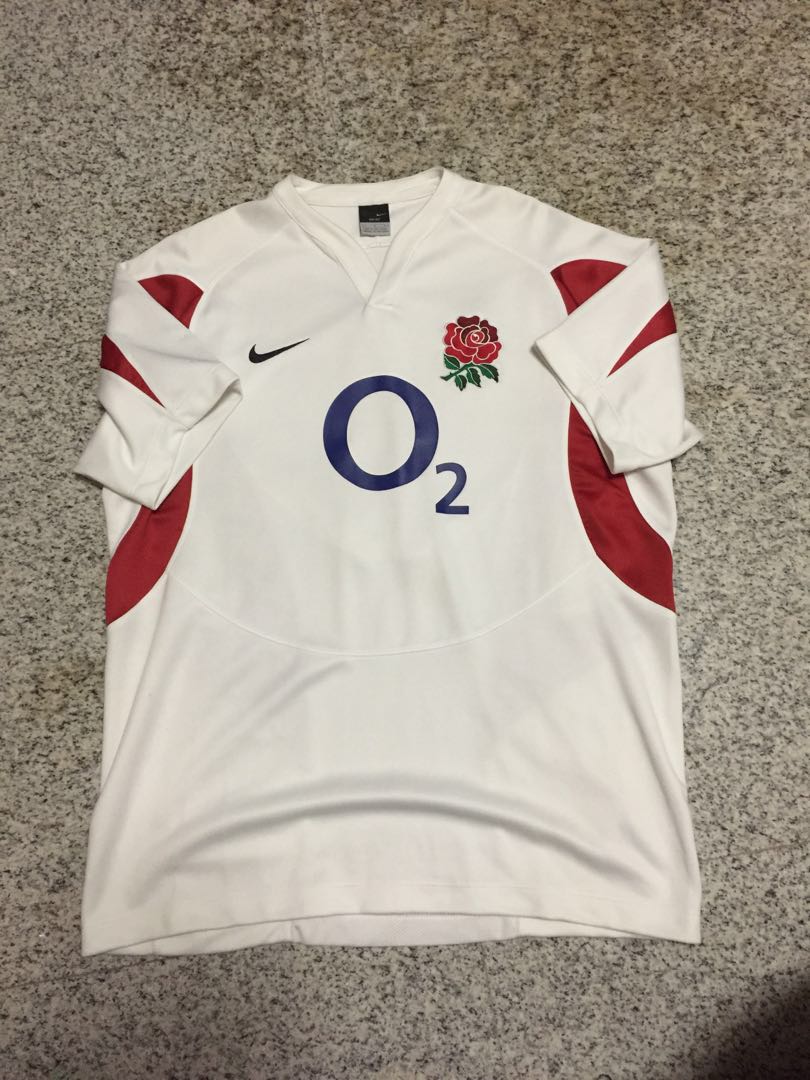 Authentic Nike England Rugby Jersey 