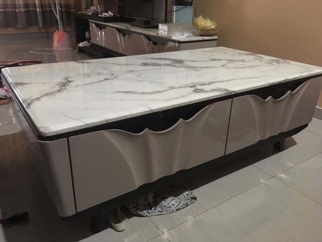 Beetex Marble Table, Furniture & Home Living, Furniture, Tables & Sets