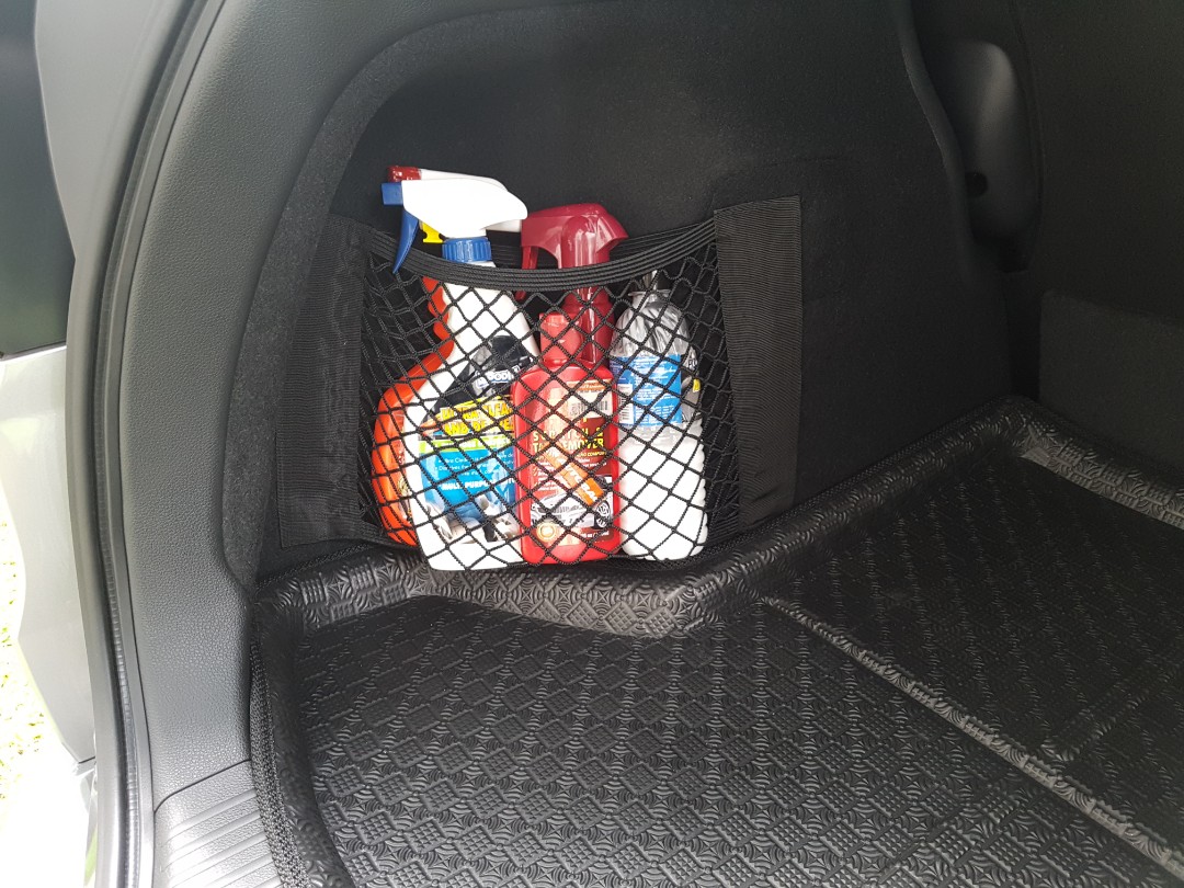 Car boot outlet storage net