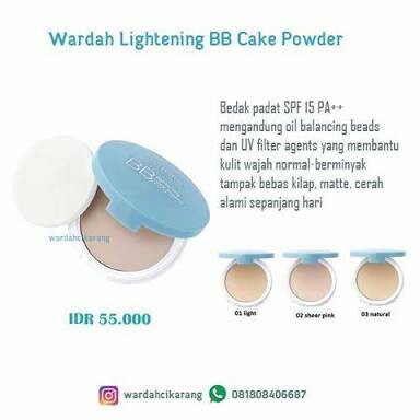 Buy Lightening Cake Powder Get Lip Cream Free Dijual Wardah Bb Lightening Cake Powder Shade 02 Sheer Pink Kesehatan Kecantikan Rias Wajah Di Carousell