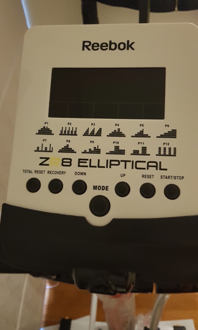 Elliptical reebok z8 Sports Equipment Exercise Fitness Cardio Fitness Machines on Carousell