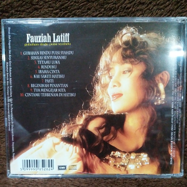 Fauziah Latiff Gubahan Rindu Puisi Syahdu Audio Cd Music Media Cd S Dvd S Other Media On Carousell