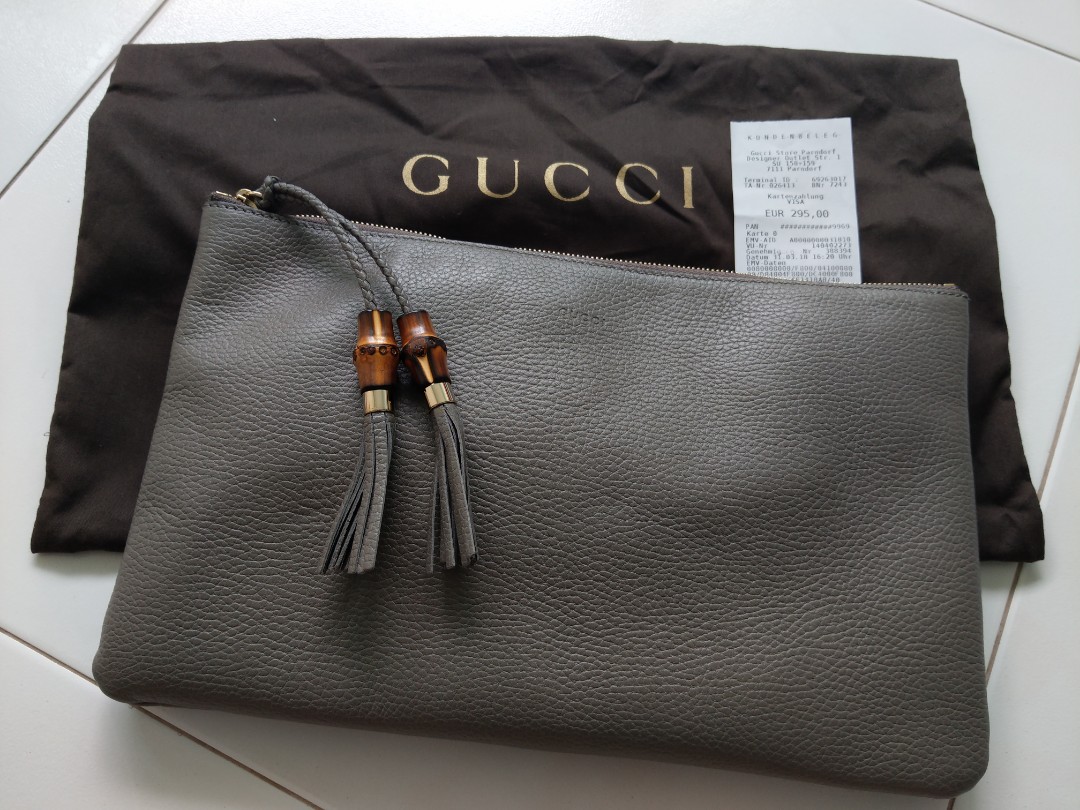 gucci purse grey