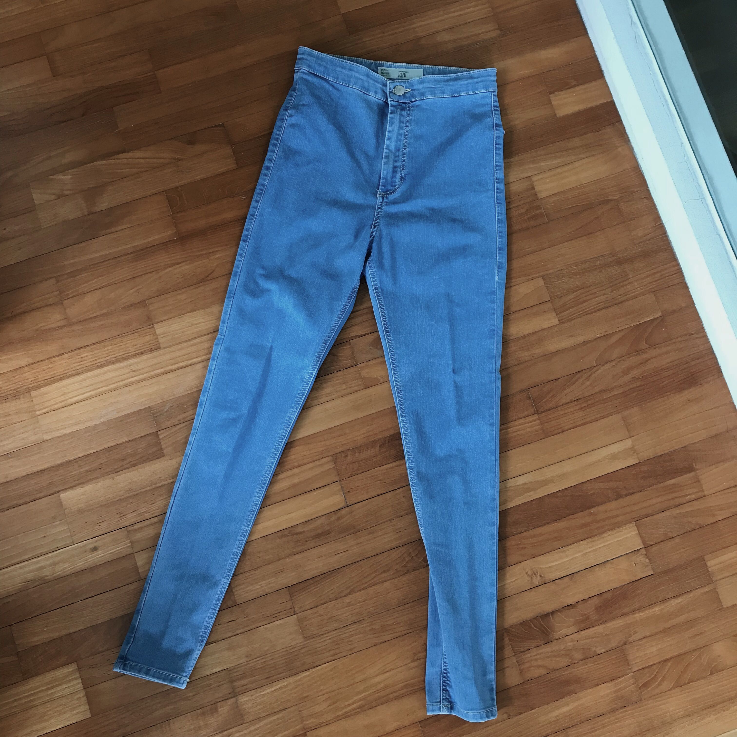 high waisted women's jeans topshop