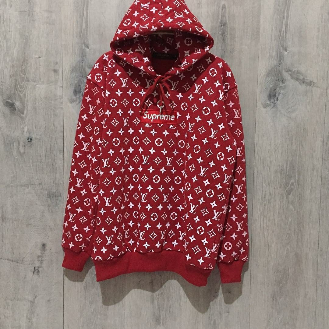 Harga hoodie supreme clearance x lv original