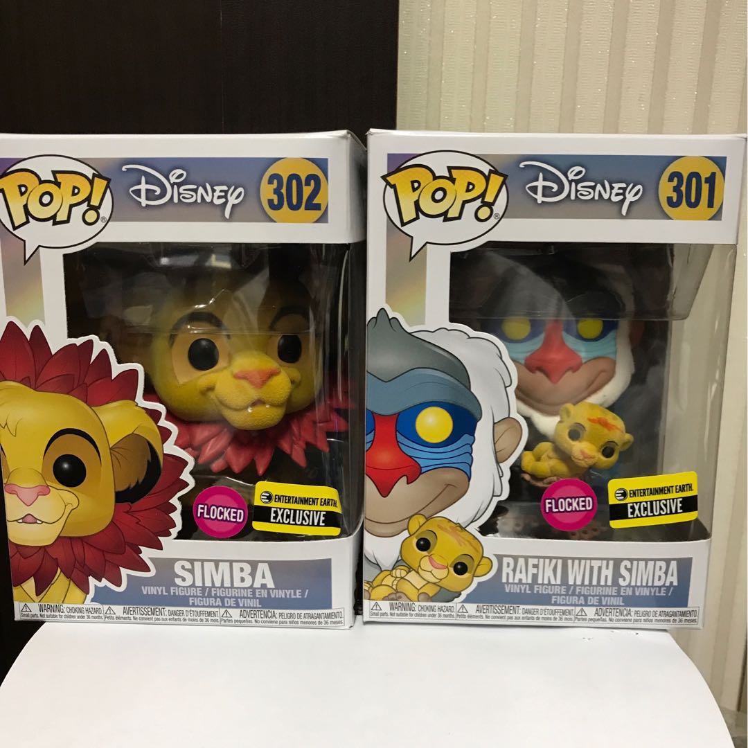 rafiki flocked funko pop