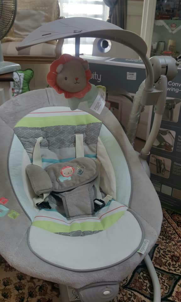 Ingenuity Convertible Swing Babies Kids Infant Playtime on