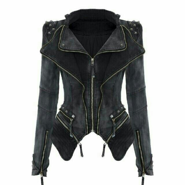 denim jacket dark grey