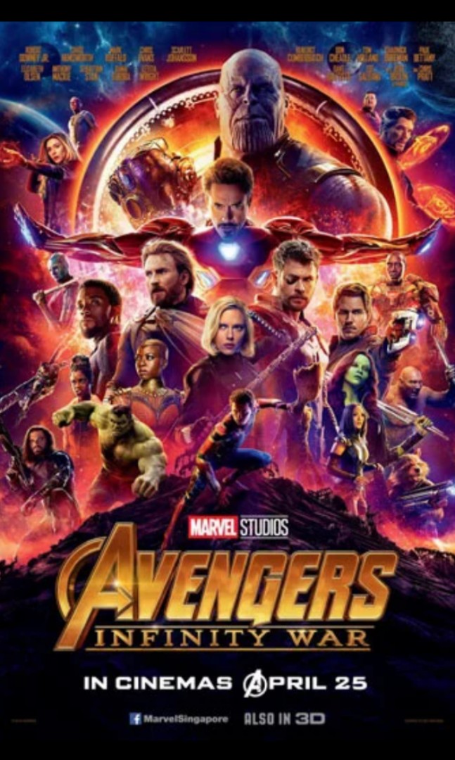 Marvel Avengers Infinity War Imax 3d Entertainment Events