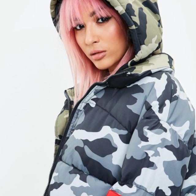 Camo jacket missguided on sale