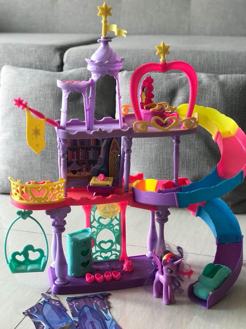 My Little Pony Friendship Rainbow Kingdom Playset Babies Kids Babies Kids Fashion on Carousell