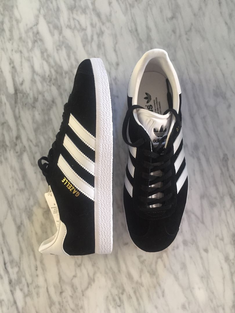 womens gazelles black