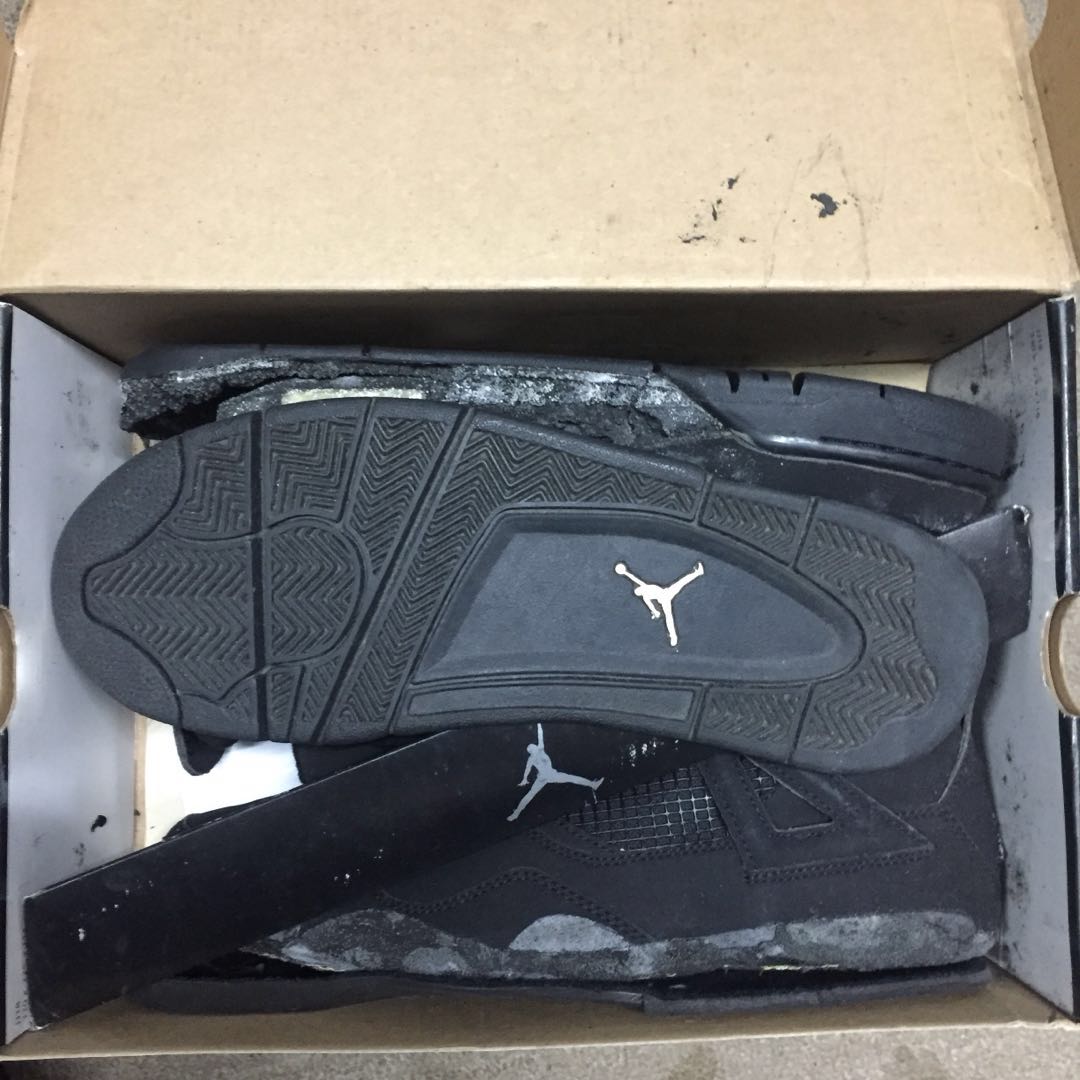 Nike Air Jordan 4 Black Cat Men S Fashion Footwear On Carousell