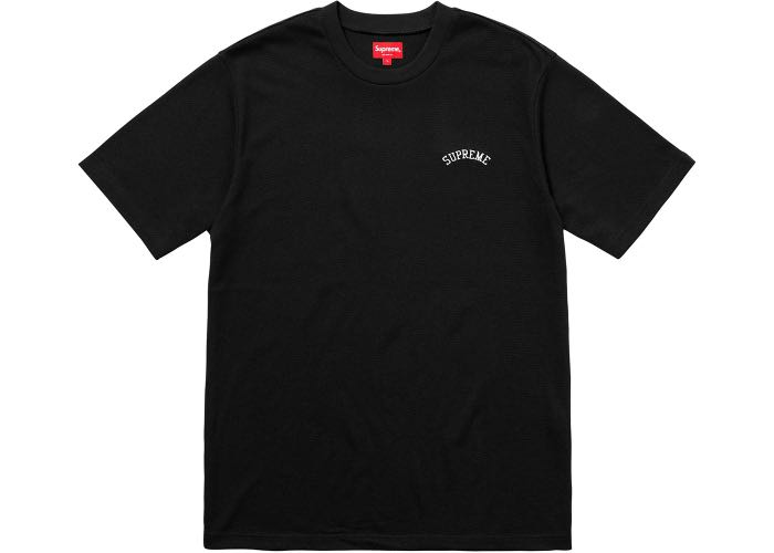 Supreme Ss18 Mesh Arc Logo Tee Black M Men S Fashion Clothes On Photo