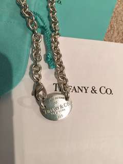 EEUC Authentic Tiffany oval chocker