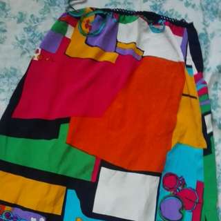 Geometric-patterned Skirt