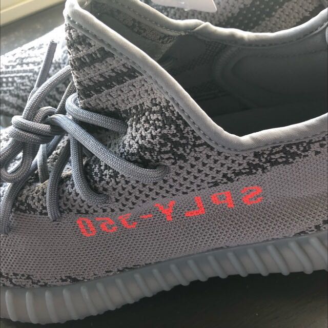 Adidas yeezy boost 350 v2 beluga 2.0 size 13 US Men s Fashion Footwear Sneakers on Carousell