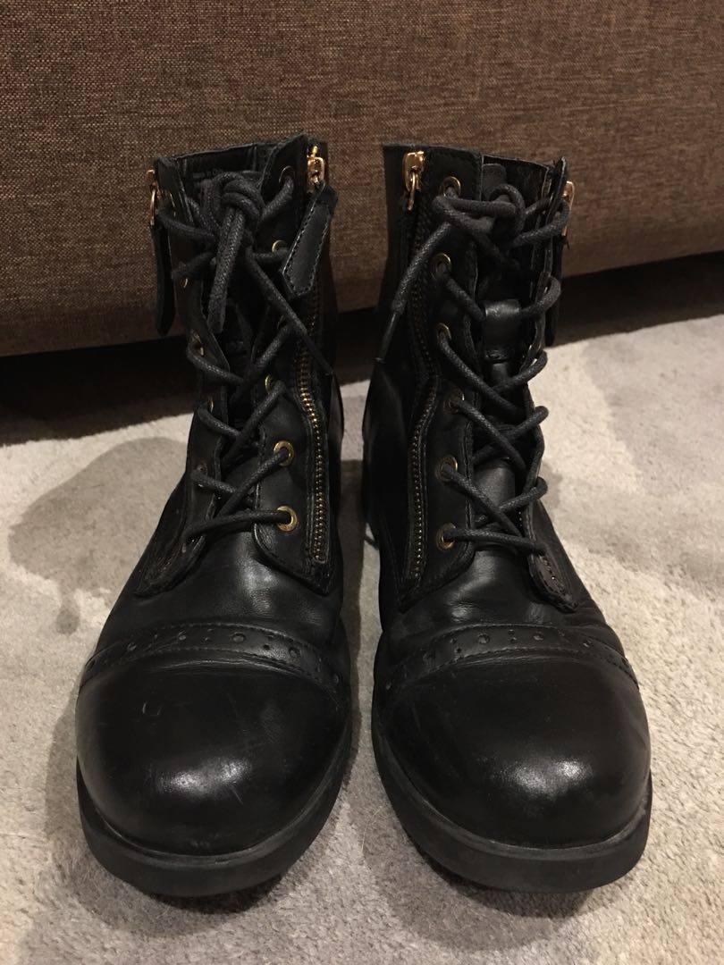 aldo combat boots women