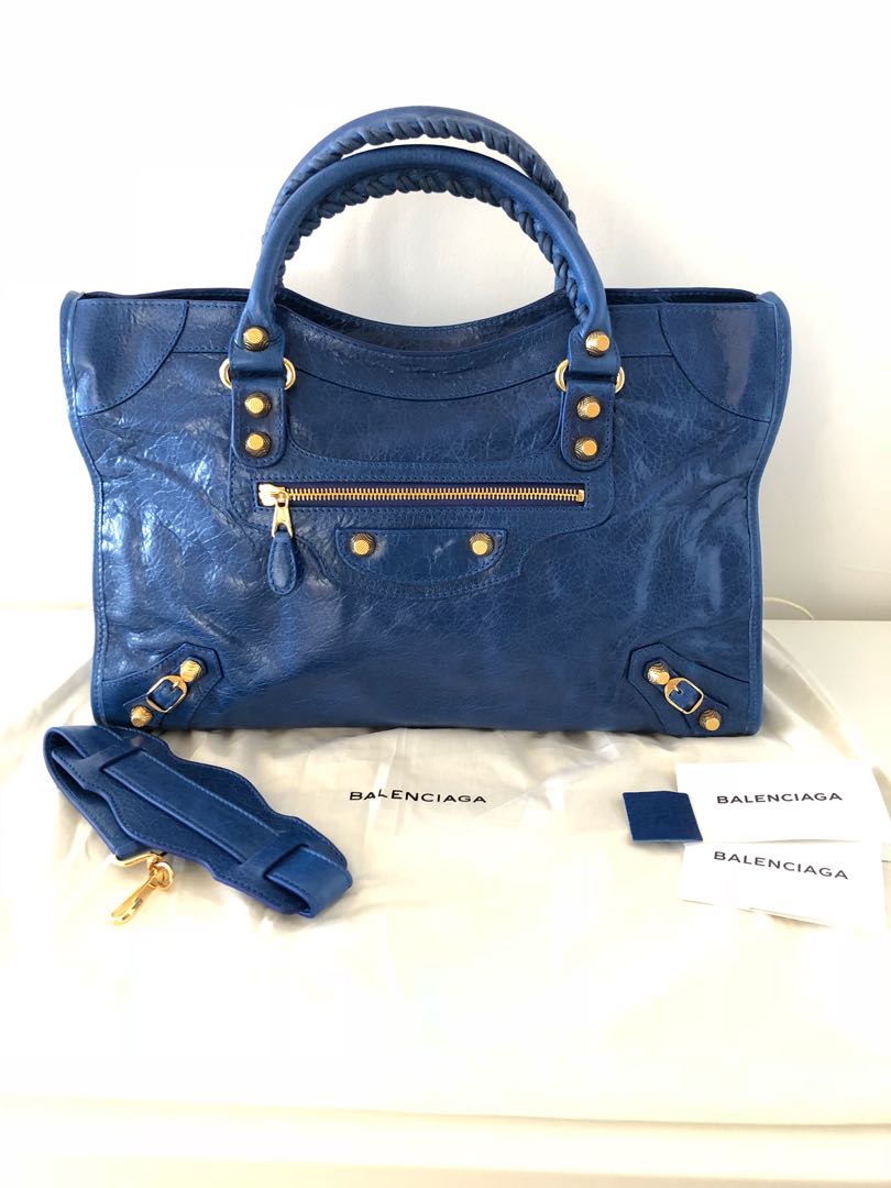 Balenciaga Giant 12 City Bag Royal Blue