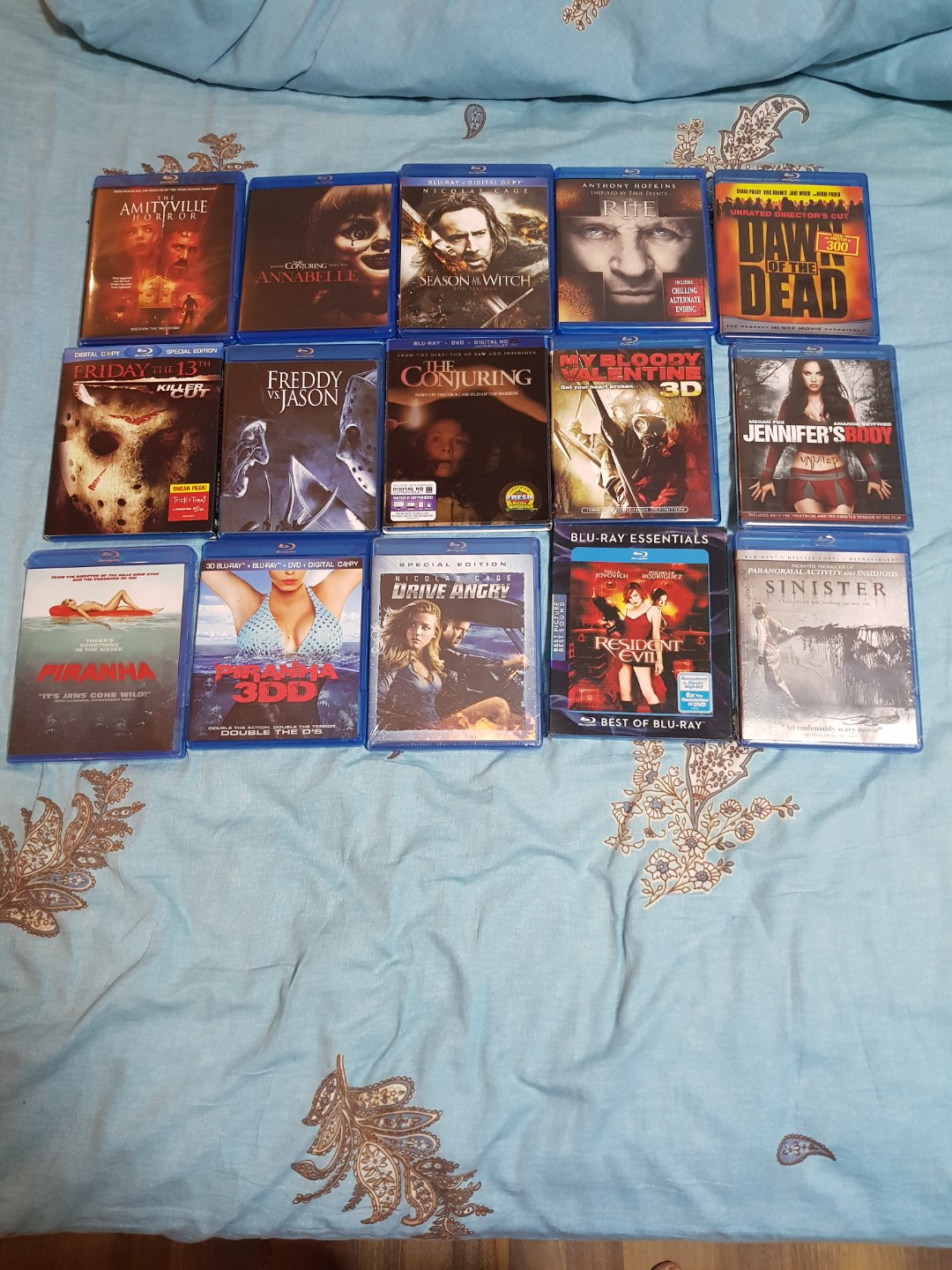 Blu Ray Horror Collection Lot 100 Original Music Media Cds