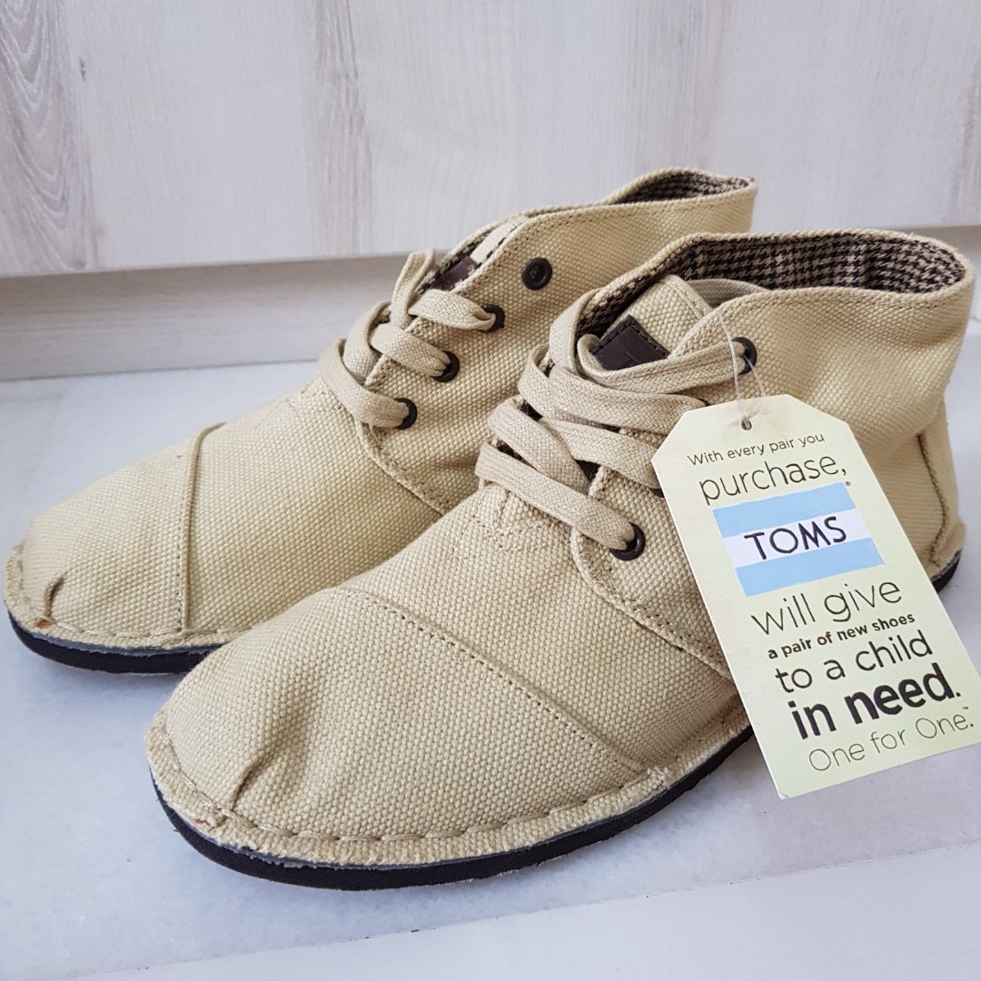 BNIB Toms Men Desert Botas, Men's 