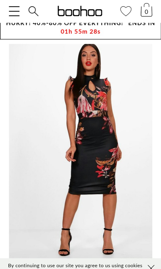 Boo Hoo Dress Size 16 Women S Fashion Clothes On Carousell
