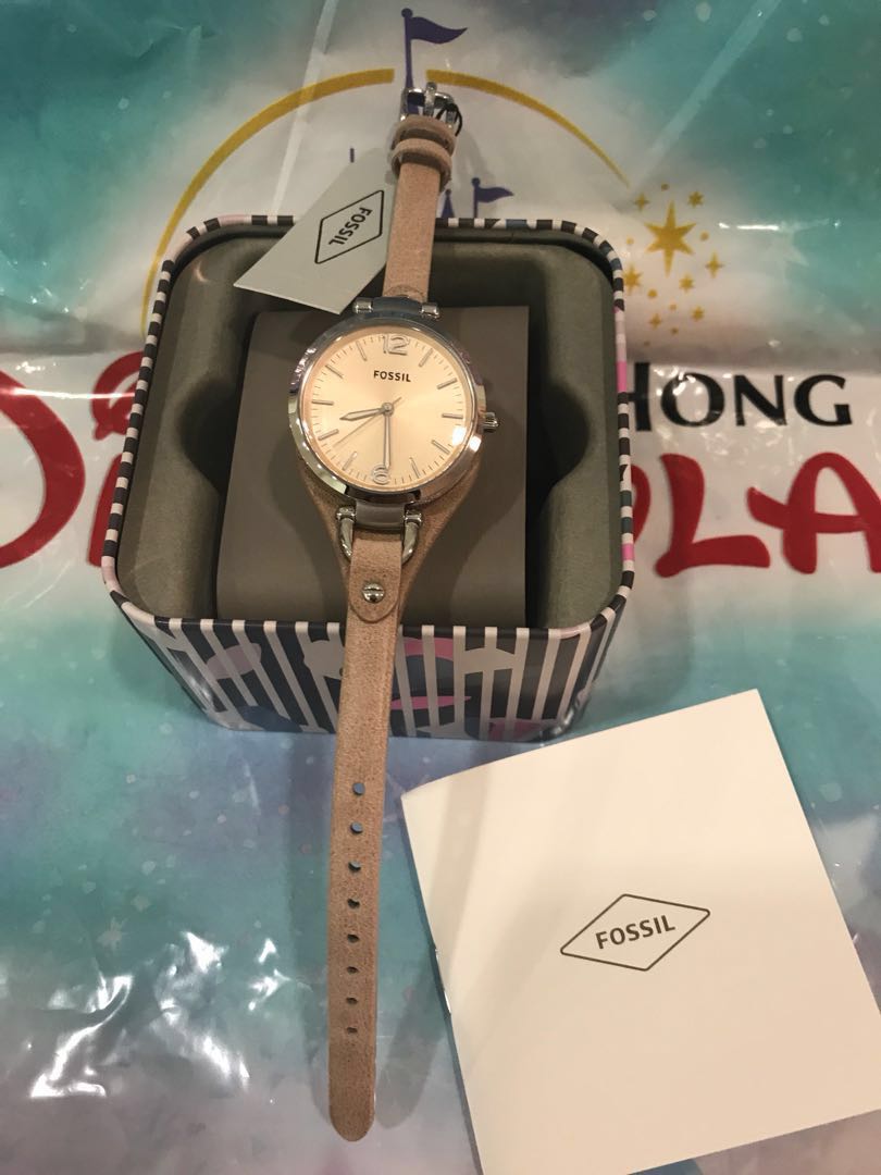 Georgia bone deals leather watch