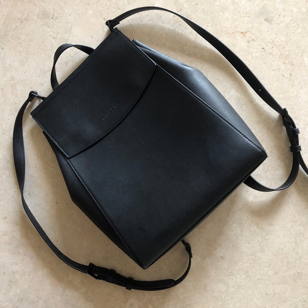 charles and keith two way backpack